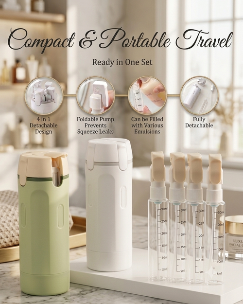 4-in-1 Leakproof Travel Bottle Set (4 x 30ml)