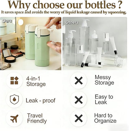 4-in-1 Leakproof Travel Bottle Set (4 x 30ml)
