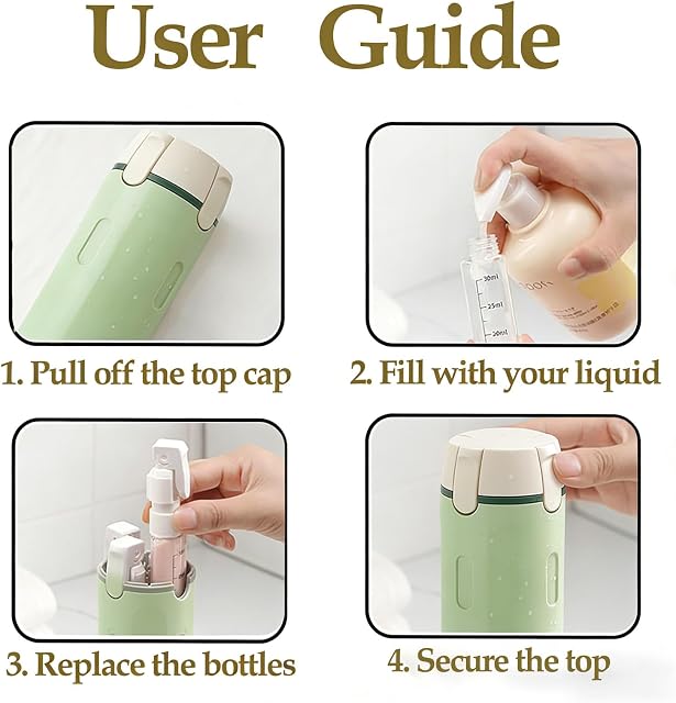 4-in-1 Leakproof Travel Bottle Set (4 x 30ml)
