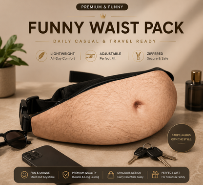 🎃 Halloween Boo Belly Fanny Pack