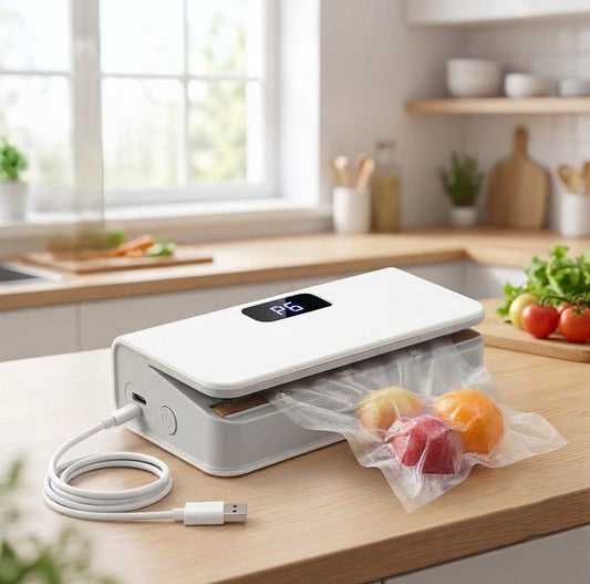 Plastic Mini Semi-Automatic Sealer Machine Multiple Sealing Modes Rechargeable Battery 2-16s Capacity for Food Storage