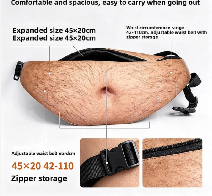 🎃 Halloween Boo Belly Fanny Pack