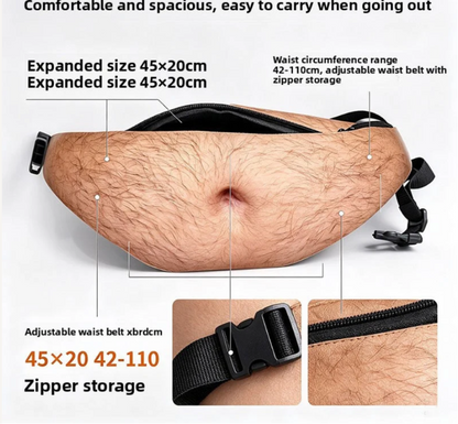 🎃 Halloween Boo Belly Fanny Pack