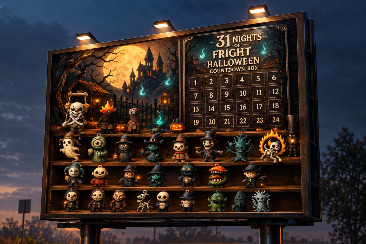 31 Night Scare Halloween Countdown Box With Doll Advent Countdown Blind Box