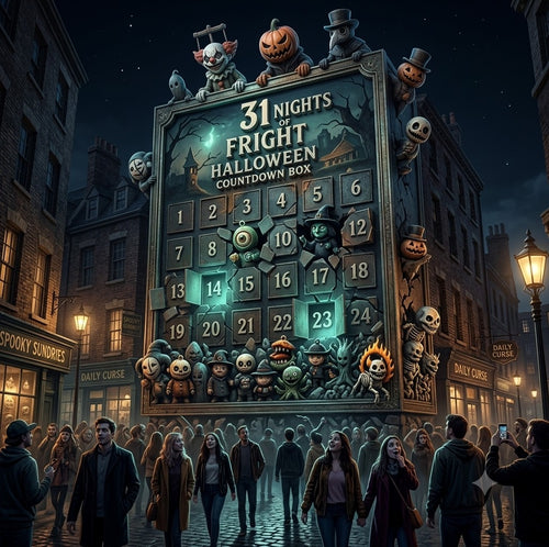 31 Night Scare Halloween Countdown Box With Doll Advent Countdown Blind Box